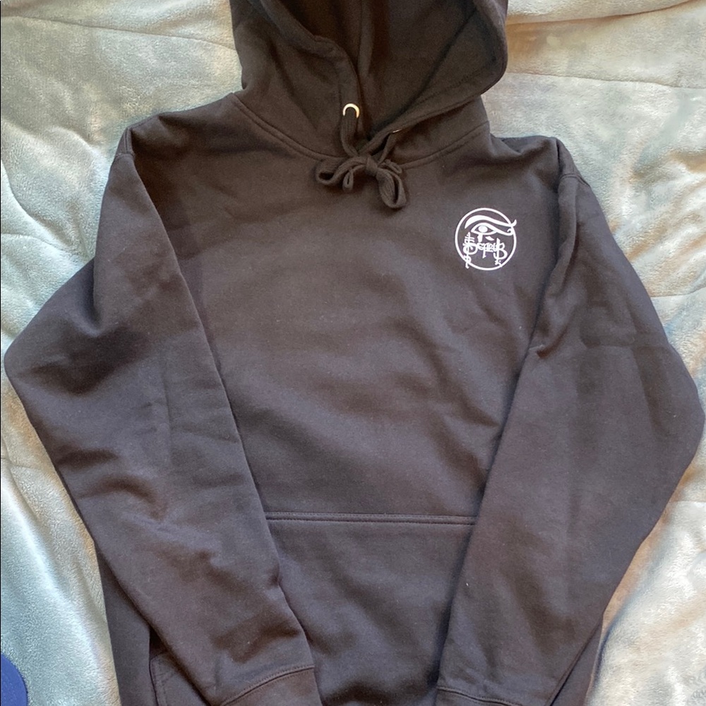 Living Legends Hip-Hop Black Hoodie Scarub Eye of Horus Graphic glow in dark